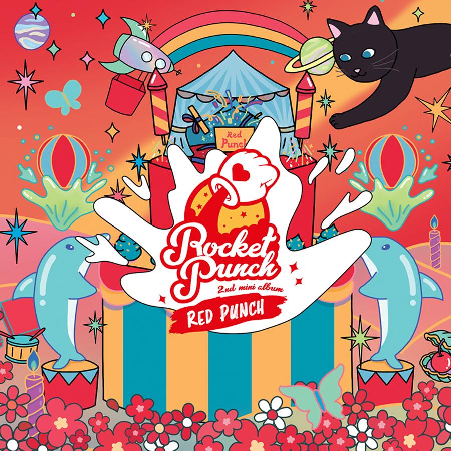 Rocket Punch RED PUNCH CD Cover