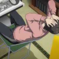 Anime Guy at Desk