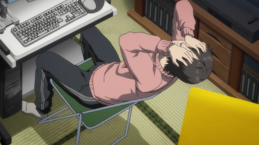 Anime Guy at Desk