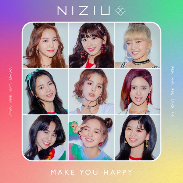 NiziU Make You Happy CD Cover