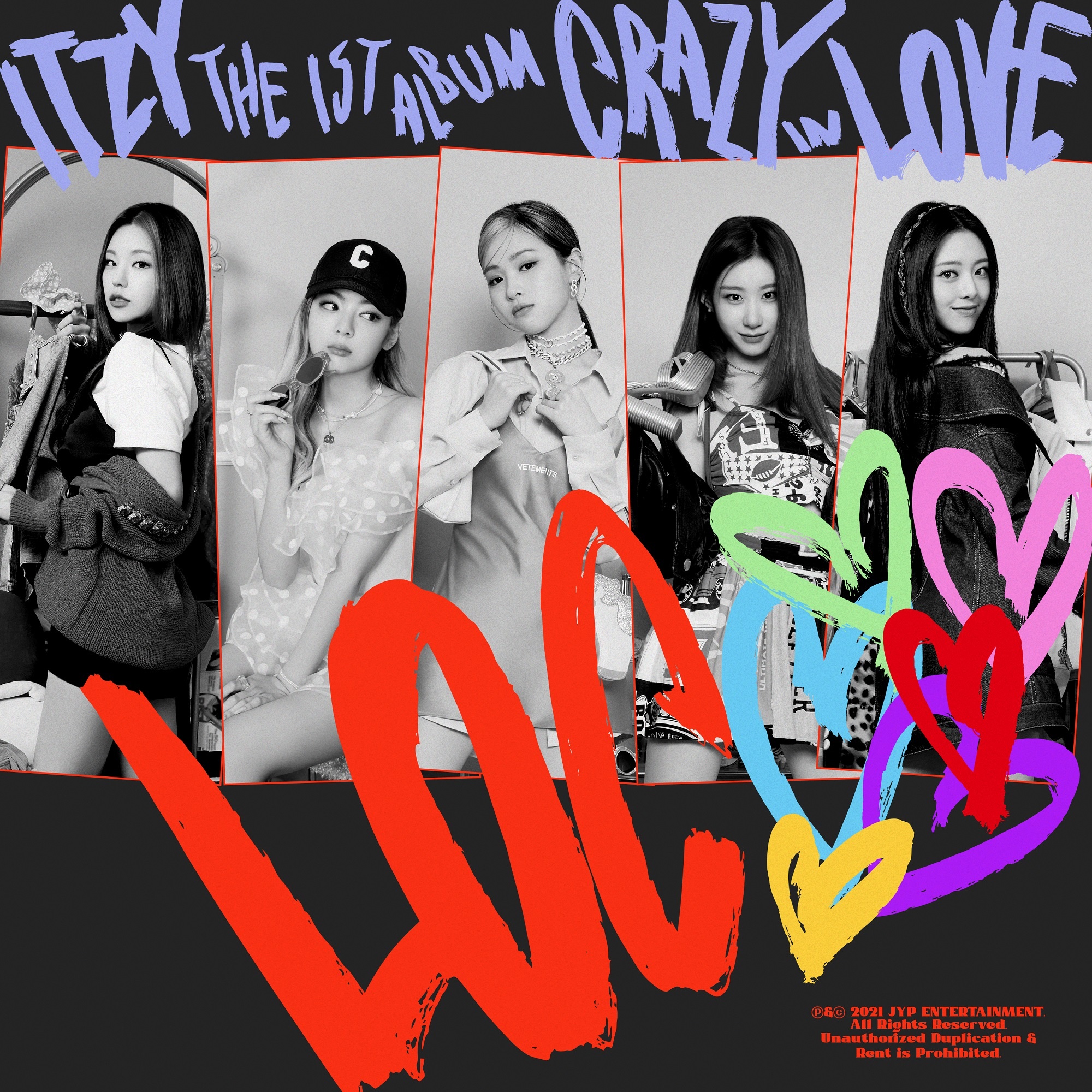 ITZY Crazy In Love Album Cover