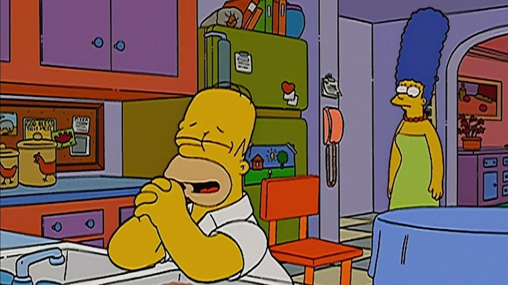 Homer Simpson Praying