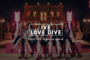 IVE LOVE DIVE YouTube Title Card