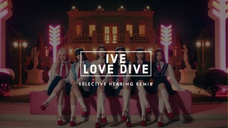IVE LOVE DIVE YouTube Title Card