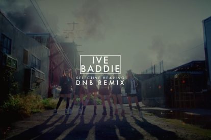 IVE Baddie Remix Title Card