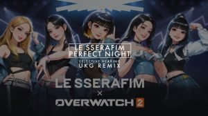 LE SSERAFIM Perfect Night Remix Title Card