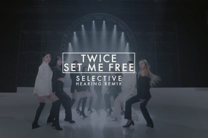 TWICE Set Me Free Remix Title Card