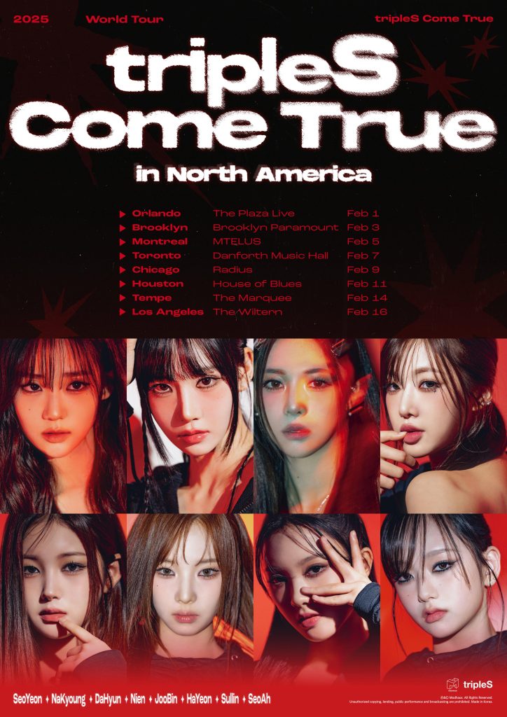 tripleS Come True in North America Poster
