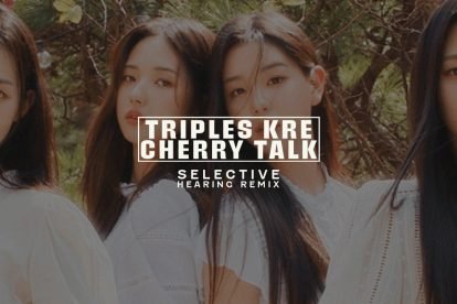 tripleS KRE Cherry Talk Remix Title Card