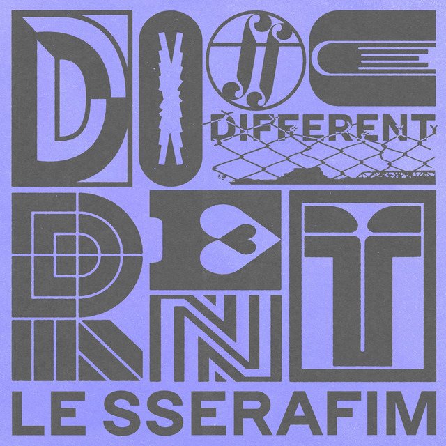 LE SSERAFIM DIFFERENT Cover