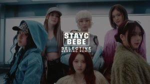 STAYC BEBE Remix Title Card