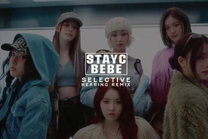 STAYC BEBE Remix Title Card