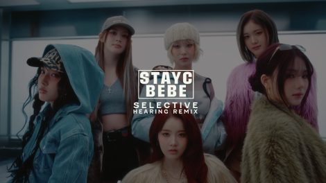 STAYC BEBE Remix Title Card